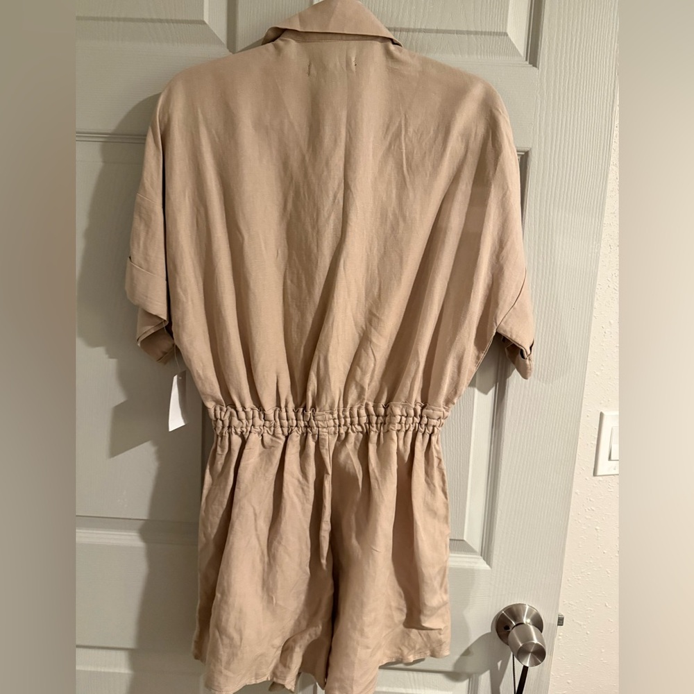 Blank NYC linen blend short Romper